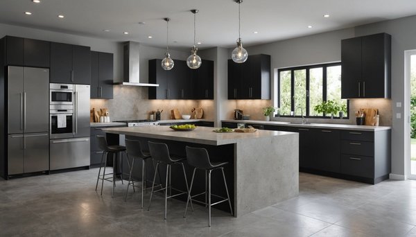 Béton ciré en cuisine : un choix tendance et pratique